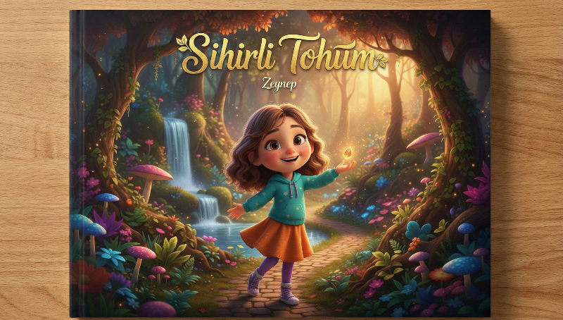 Kişiye Özel Masal Kitabı Yatay A4 Amerikan Cilt