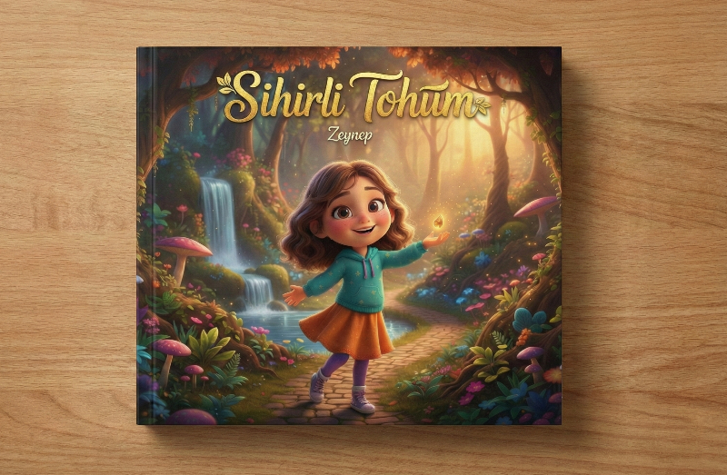 Kişiye Özel Masal Kitabı Yatay A5 Amerikan Cilt